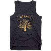 Full Moon Astrology Astronomy Eclipse Moon Phase Tank Top