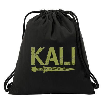 Filipino Martial Arts Mma Fighter Kali Arnis Eskrima Drawstring Bag