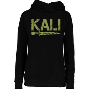 Filipino Martial Arts Mma Fighter Kali Arnis Eskrima Womens Funnel Neck Pullover Hood