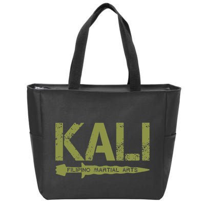 Filipino Martial Arts Mma Fighter Kali Arnis Eskrima Zip Tote Bag
