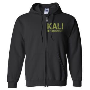 Filipino Martial Arts Mma Fighter Kali Arnis Eskrima Full Zip Hoodie