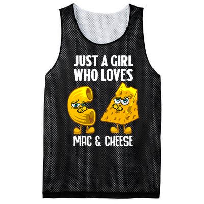 Funny Mac And Cheese Design For Girl Wo Macaroni Cheese Mesh Reversible Basketball Jersey Tank