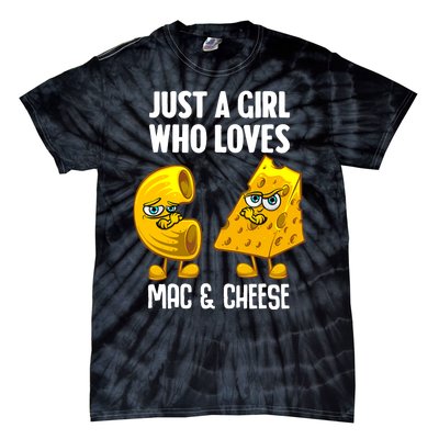 Funny Mac And Cheese Design For Girl Wo Macaroni Cheese Tie-Dye T-Shirt