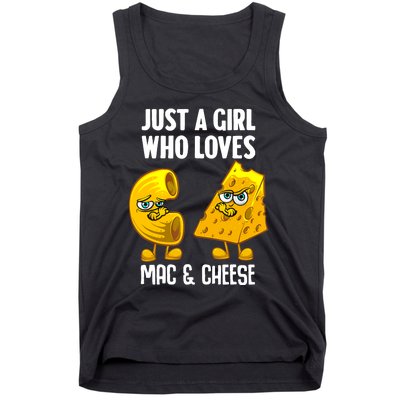 Funny Mac And Cheese Design For Girl Wo Macaroni Cheese Tank Top