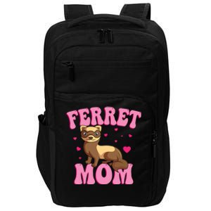 Ferret Mom Animal Lover Mothers Day Impact Tech Backpack