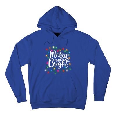 Funny Merry And Bright Christmas Lights Xmas Holiday Gift Hoodie