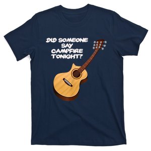 Funny Music Acoustic Guitar Campfire T-Shirt