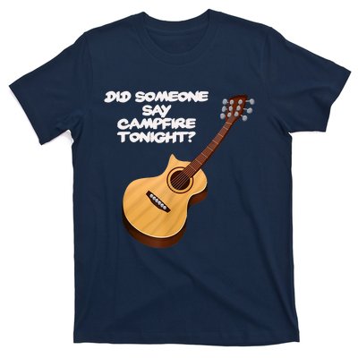 Funny Music Acoustic Guitar Campfire T-Shirt