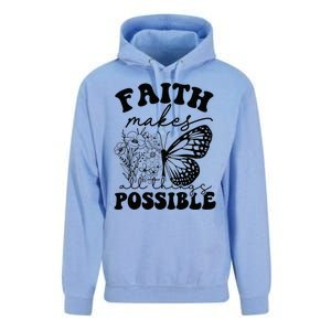 Faith Makes All Things Possible Jesus lover Christian ideas Unisex Surf Hoodie