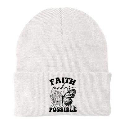 Faith Makes All Things Possible Jesus lover Christian ideas Beanie