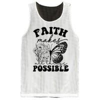 Faith Makes All Things Possible Jesus lover Christian ideas Mesh Reversible Basketball Jersey Tank