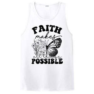 Faith Makes All Things Possible Jesus lover Christian ideas PosiCharge Competitor Tank