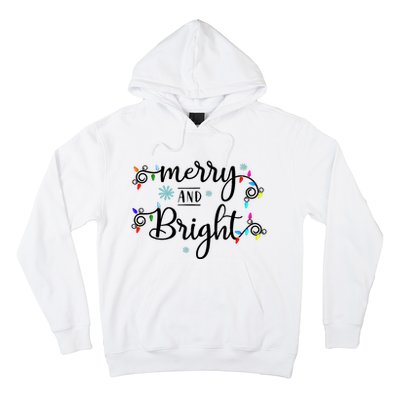 Funny Merry And Bright Christmas Lights Hoodie