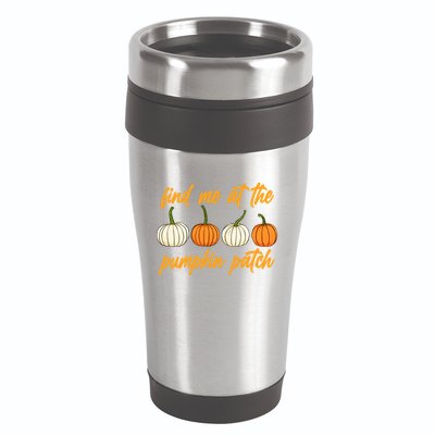 Find Me At The Pumpkin Patch Cute 16oz Travel Tumbler
