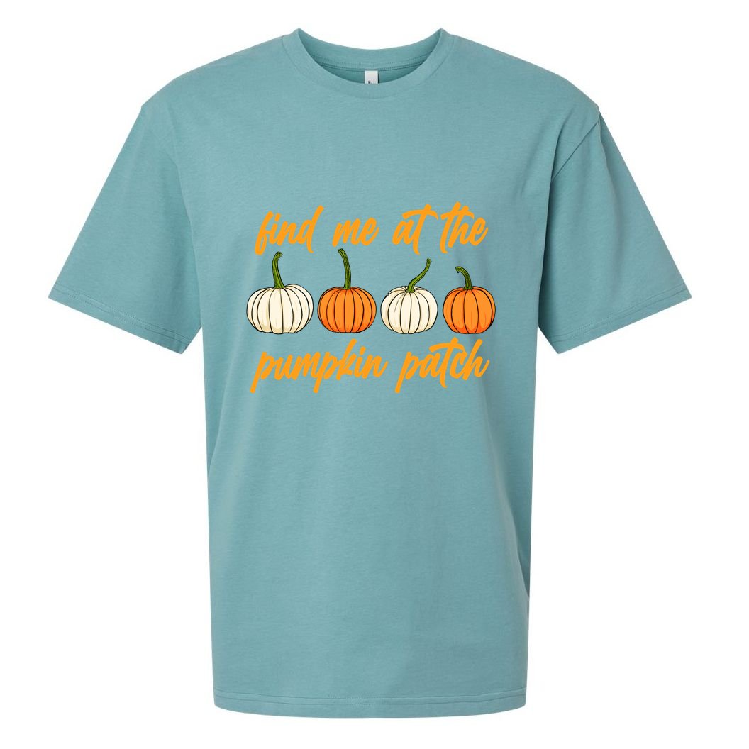 Find Me At The Pumpkin Patch Cute Sueded Cloud Jersey T-Shirt