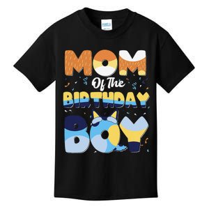 Funny Mom And Dad Birthday Boy Dog Family Matching Gift Kids T-Shirt