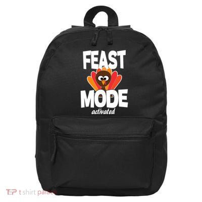 Fast Mode Activated Thanksgiving 16 in Basic Backpack