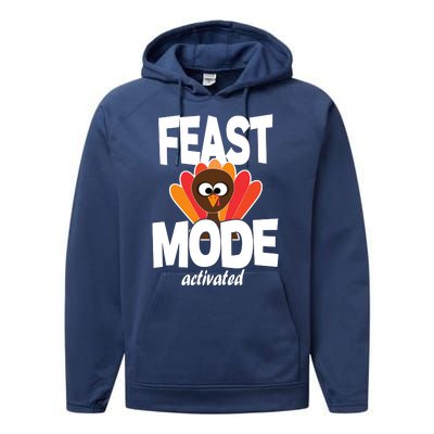 Fast Mode Activated Thanksgiving Performance Fleece Hoodie