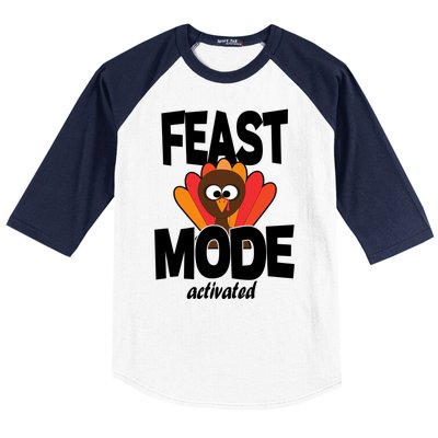 Fast Mode Activated Thanksgiving Baseball Sleeve Shirt