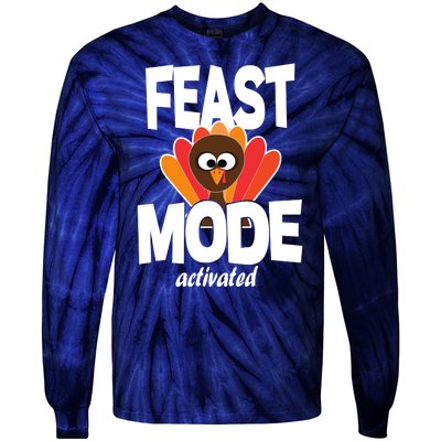 Fast Mode Activated Thanksgiving Tie-Dye Long Sleeve Shirt