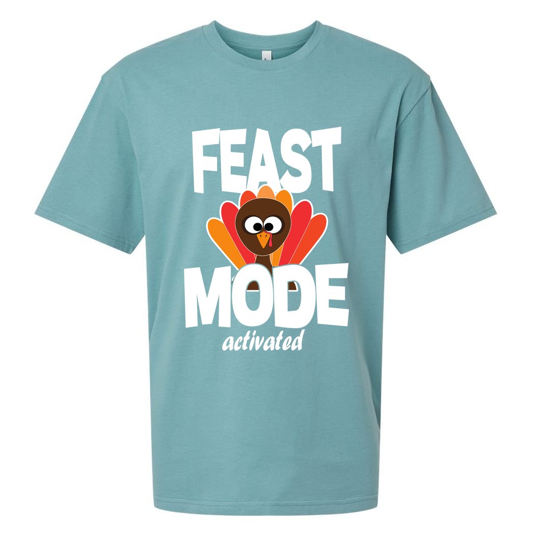 Fast Mode Activated Thanksgiving Sueded Cloud Jersey T-Shirt