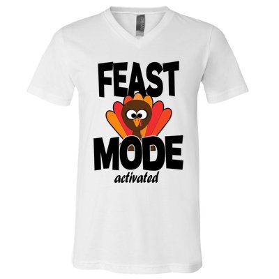 Fast Mode Activated Thanksgiving V-Neck T-Shirt