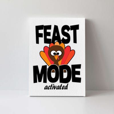 Fast Mode Activated Thanksgiving Canvas