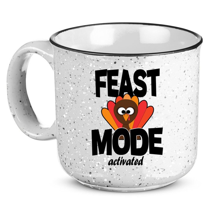 Fast Mode Activated Thanksgiving 15oz Campfire Ceramic Mug