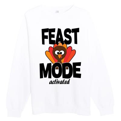 Fast Mode Activated Thanksgiving Premium Crewneck Sweatshirt