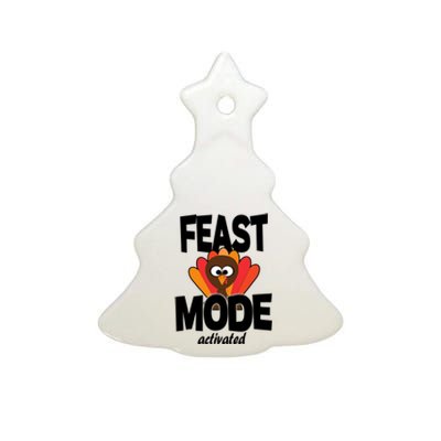 Fast Mode Activated Thanksgiving Ceramic Tree Ornament