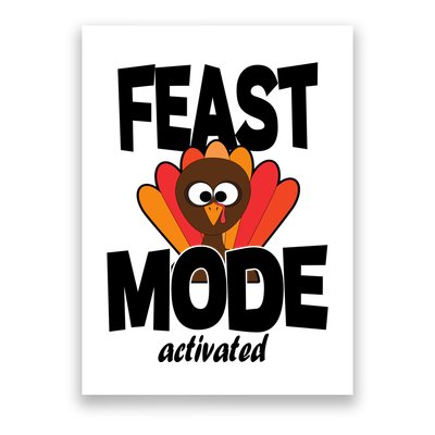 Fast Mode Activated Thanksgiving Poster