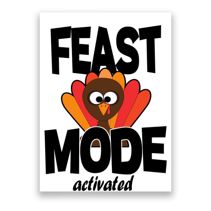 Fast Mode Activated Thanksgiving Poster