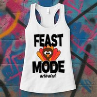 Fast Mode Activated Thanksgiving Womens Tank Top