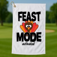 Fast Mode Activated Thanksgiving Golf Towel