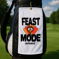 Fast Mode Activated Thanksgiving Golf Towel