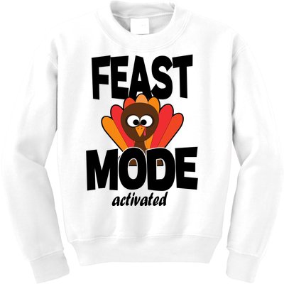 Fast Mode Activated Thanksgiving Kids Sweatshirt