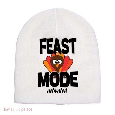 Fast Mode Activated Thanksgiving Short Acrylic Beanie