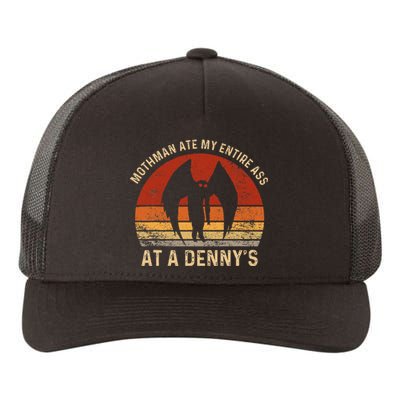 Funny Mothman Ate My Entire Ass Vintage Mothman Cryptid Yupoong Adult 5-Panel Trucker Hat