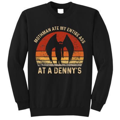 Funny Mothman Ate My Entire Ass Vintage Mothman Cryptid Sweatshirt
