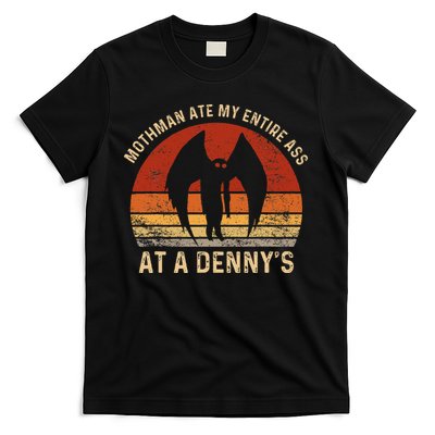 Funny Mothman Ate My Entire Ass Vintage Mothman Cryptid T-Shirt