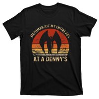 Funny Mothman Ate My Entire Ass Vintage Mothman Cryptid T-Shirt