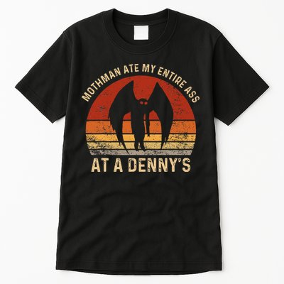Funny Mothman Ate My Entire Ass Vintage Mothman Cryptid Tall T-Shirt