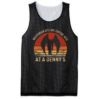 Funny Mothman Ate My Entire Ass Vintage Mothman Cryptid Mesh Reversible Basketball Jersey Tank