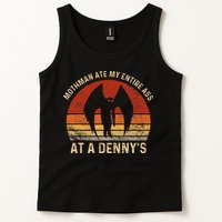 Funny Mothman Ate My Entire Ass Vintage Mothman Cryptid Tank Top