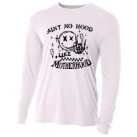 Funny Mom Aint No Hood Like Motherhood Funny Mothers Day Cooling Performance Long Sleeve Crew