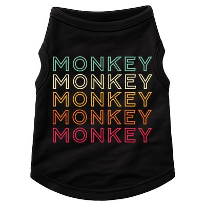 Funny Monkey Ape Gorilla Retro Monkey Doggie Tank