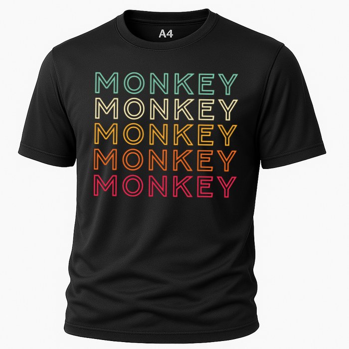 Funny Monkey Ape Gorilla Retro Monkey Performance Shirt