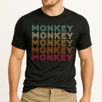 Funny Monkey Ape Gorilla Retro Monkey Performance Shirt