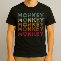 Funny Monkey Ape Gorilla Retro Monkey T-Shirt
