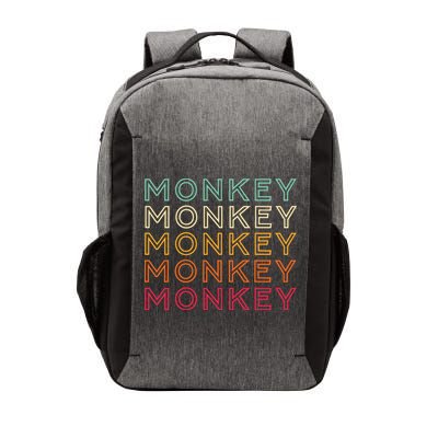 Funny Monkey Ape Gorilla Retro Monkey Vector Backpack